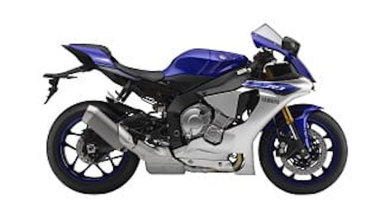 Available in Race Blue or Racing Red
