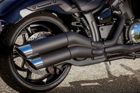 Twin exhausts = growly