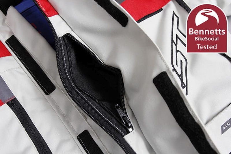 The RST Pro Series Adventure-X Airbag is one of the most protective motorcycle jackets available thanks to its CE approval and In&Motion airbag. Full review