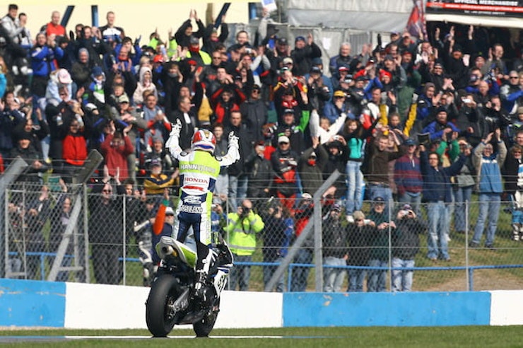 Toseland won just one race at Donington