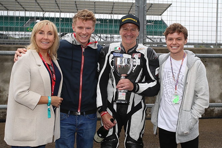 (l-r) The Mackenie's: Jan, Taylor, Niall and Tarran