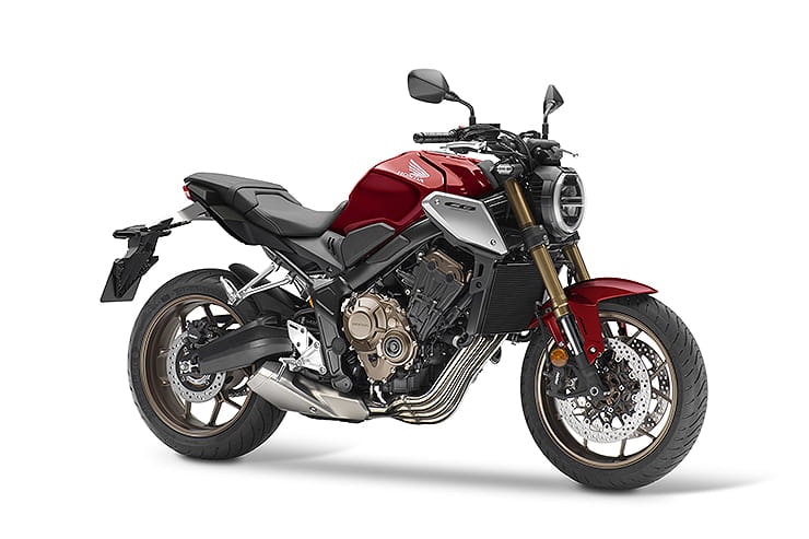 Euro5 approval and revised suspension for Honda CB650R and CBR650R