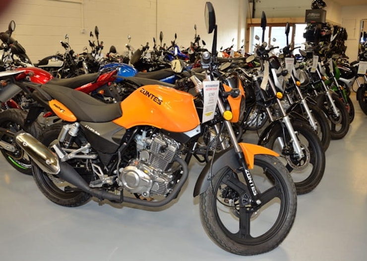 Zontes; one of 30 Chinese motorcycle brands in the UK