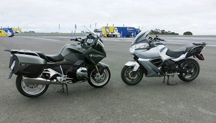 BMW's 2014 RT meets Triumph's Trophy 1200