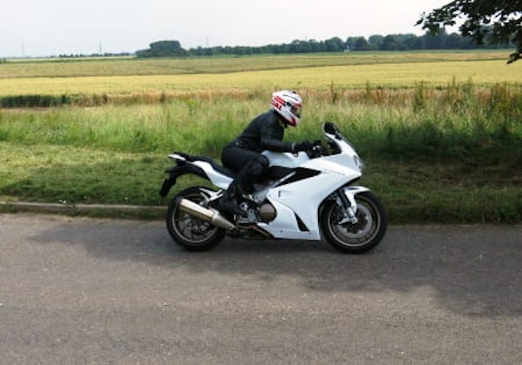 Bike Social's Marc Potter wasn't available for photos so his stunt double stepped in