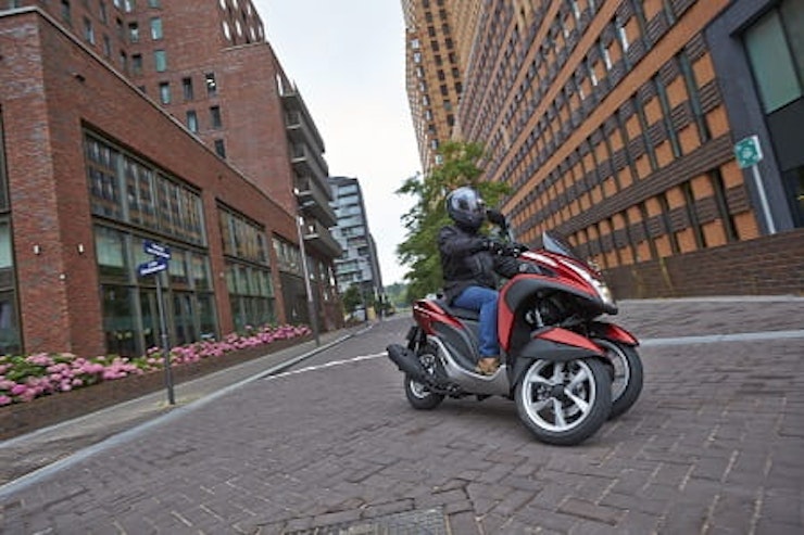 The Tricity is to entice new commuters unsure of two wheels