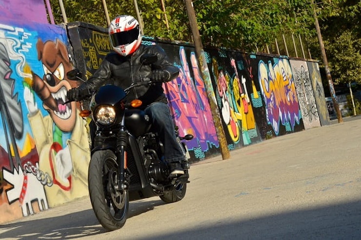 Agile and nimble aren't usually associated with Harley's