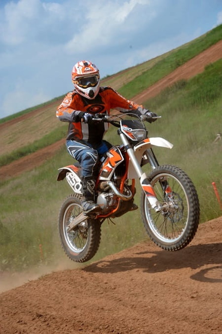 The KTM Freeride 250 is a great bike if you want to get into off-road but are scared of the thought of a full-on enduro or MX bike.