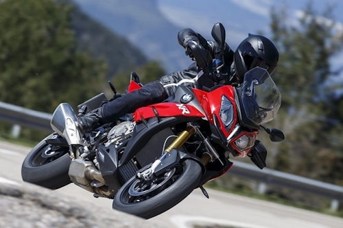 BMW's S1000XR at its world launch in Spain.