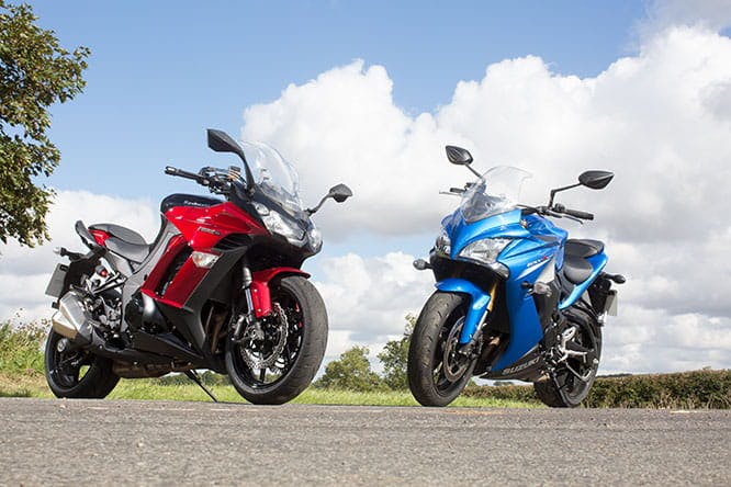 Battle of the Sports Tourers: Suzuki GSX-S1000F v. Kawasaki Z1000SX