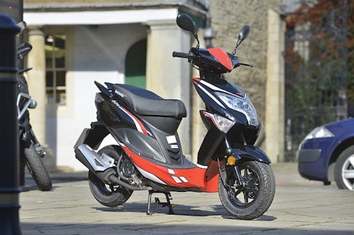 Sportiest looking of the trio: Lexmoto Echo