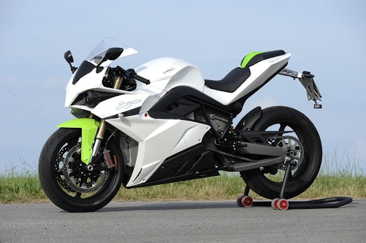 White bike. Fast. Although same as black bike.