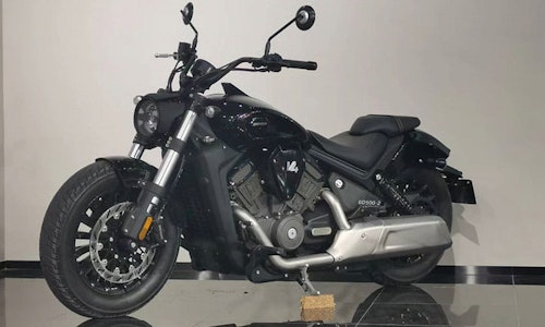 China's first V4 motorcycle revealed-thumb