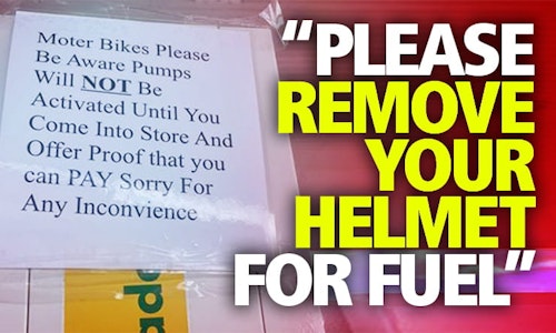 Fuel crime leading to more 'no helmets' rule for motorcycles-thumb