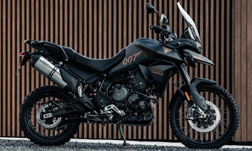 Now pay attention, Bond: it's a new Triumph Tiger-thumb