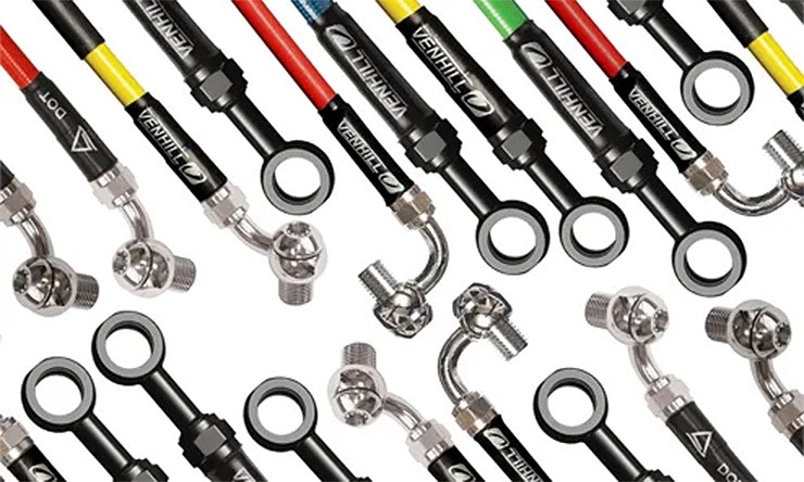 Venhill manufacture their own design of brake line called Powerhose