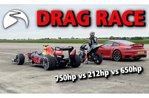 Drag Race: F1 car vs. BMW M 1000 RR-thumb