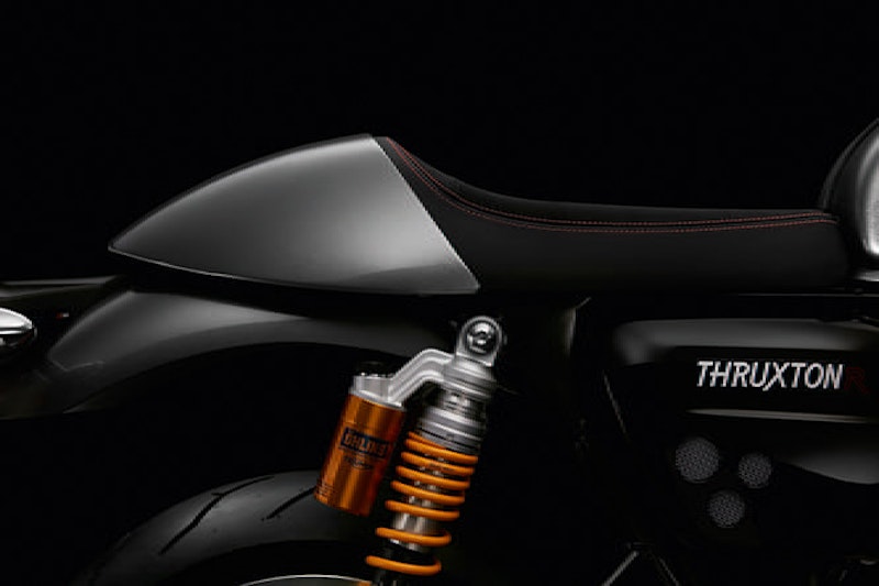 Refinement stems from every angle. Check the red stitching on the saddle and the Ohlins rear shocks