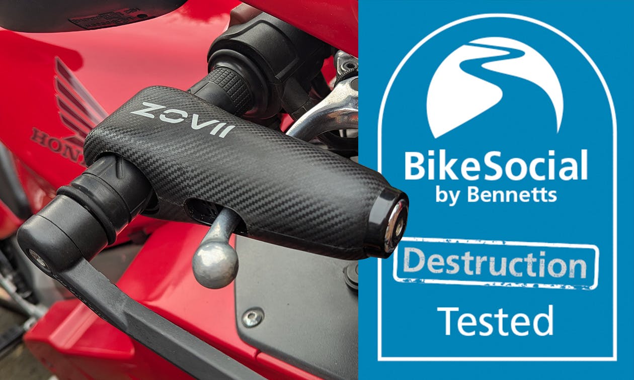 Zovii Alarm Grip Lock review | Motorcycle lever lock tested