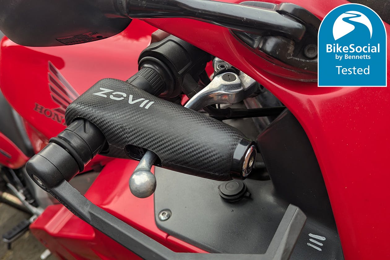 Zovii Alarm Grip Lock review | Motorcycle lever lock tested