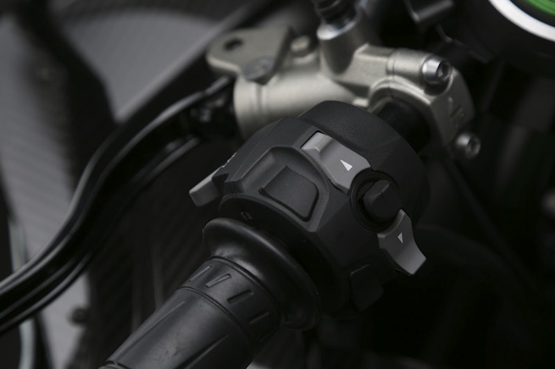 2015 Kawasaki Ninja H2 left side instrument cluster