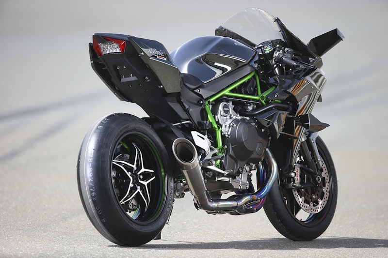 2015 Kawasaki Ninja H2R rear shot