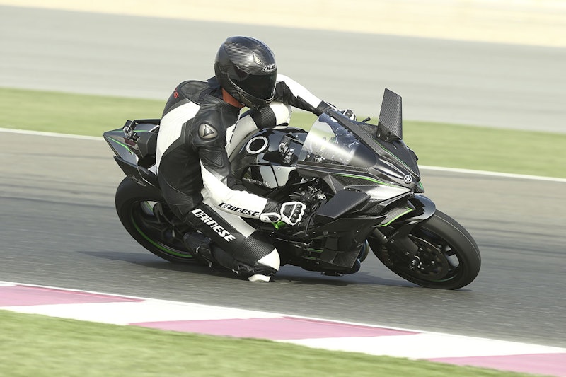 2015 Kawasaki Ninja H2R ridden by Roland Brown for BikeSocial