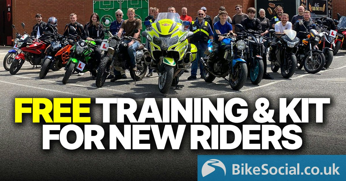 FREE training and security kit for new motorcycle riders