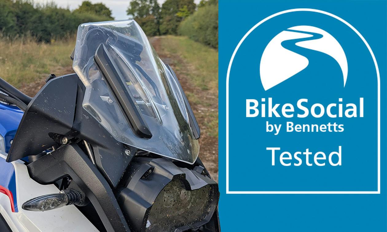 Puig R1250GS Racing screen review | Short motorcycle screen for