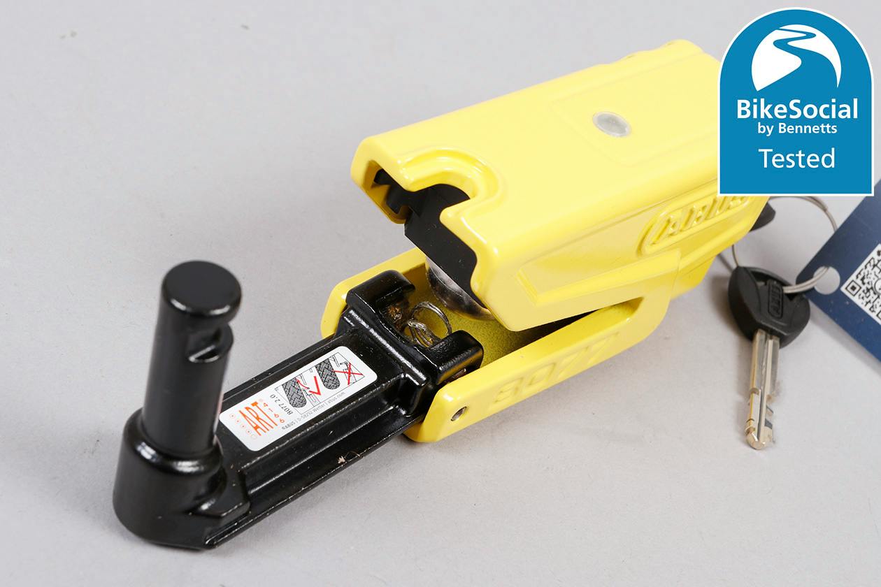 Abus 8077 2.0 Granit Detecto XPlus review | Alarmed disc lock