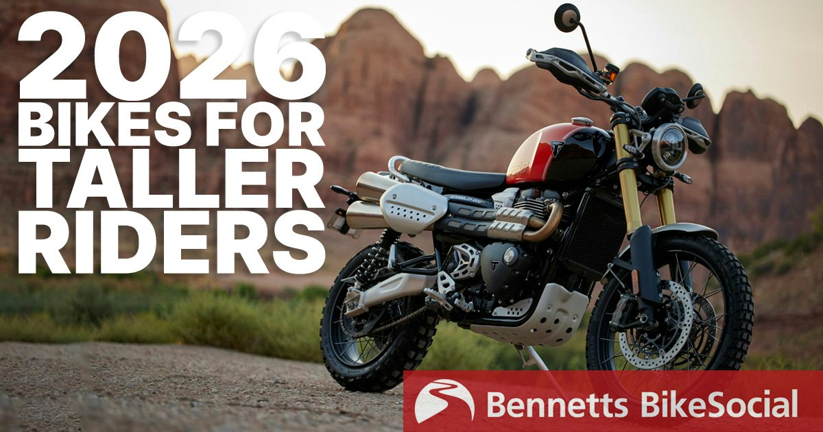 Best motorcycles for taller riders (2026)