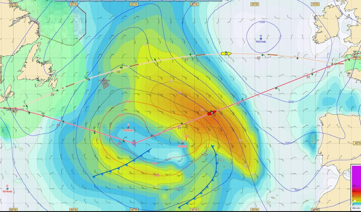 Stormgeo Weather Changing course to save $64,000 with recommended StormGeo route