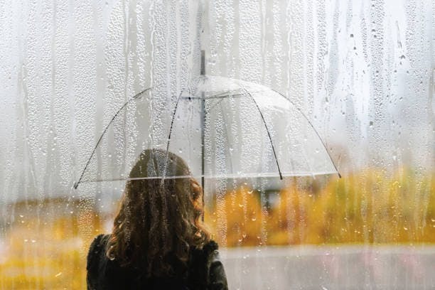 Woman in the Rain