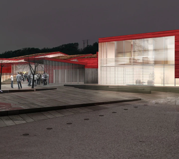 Multi purpose building in Rong