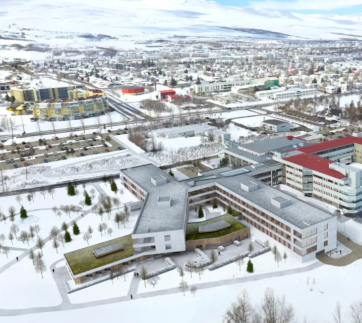 Legudeildarbygging og Geðdeild