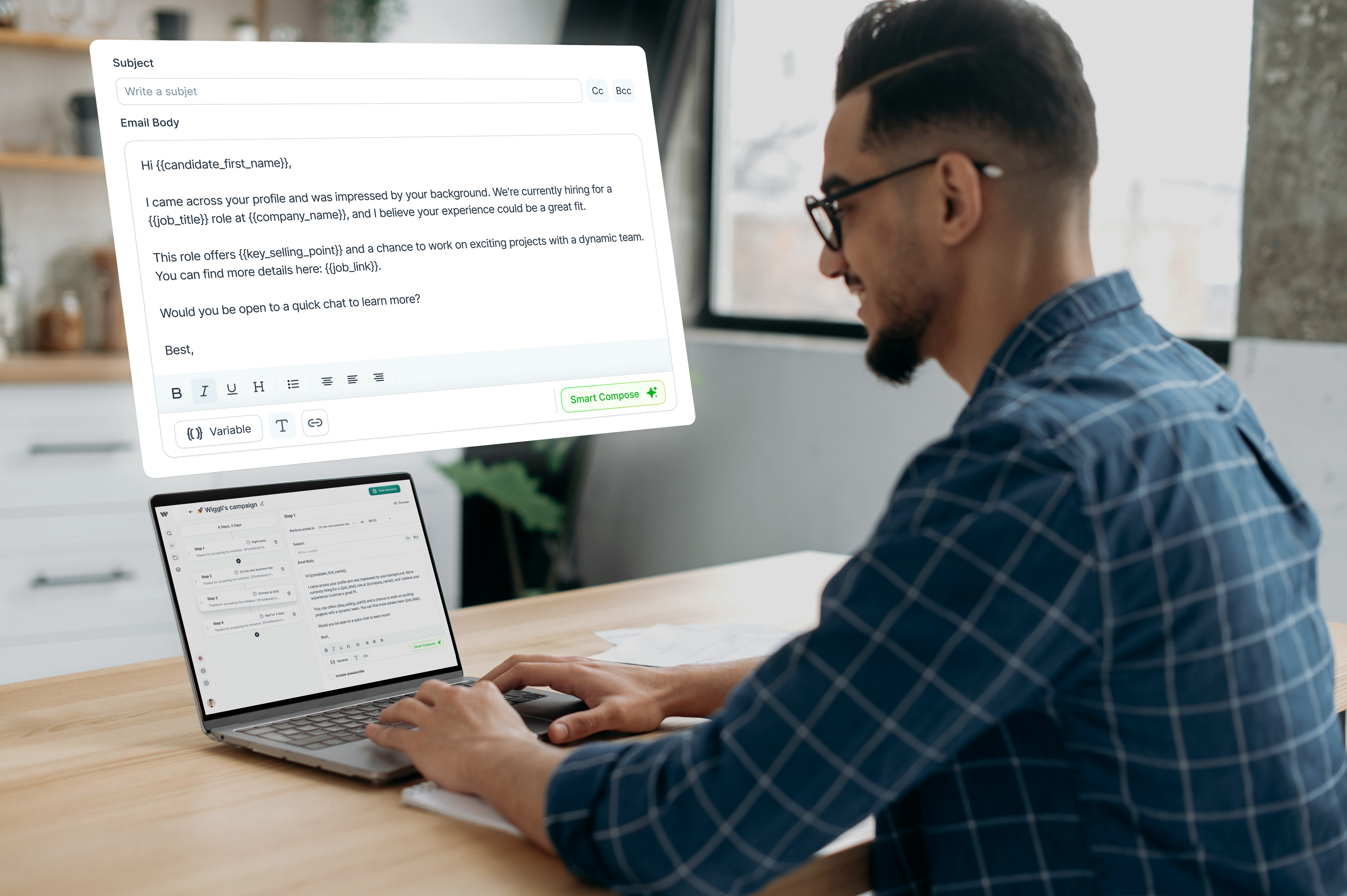 Wiggli ATS: Automatic Candidate Engagement