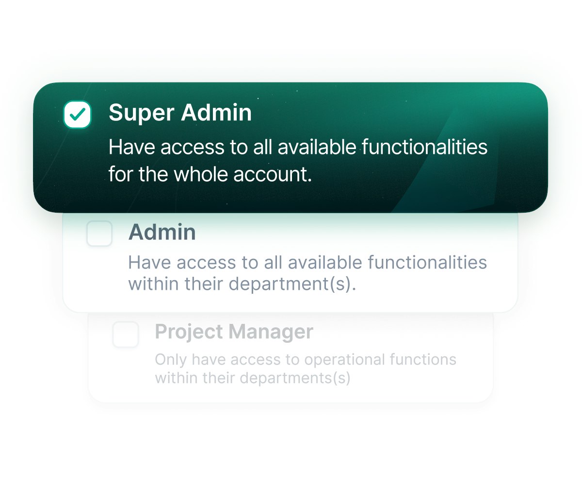 Wiggli hiring platform provides role-based access, assigning permissions by region, department, or function to keep data secure.