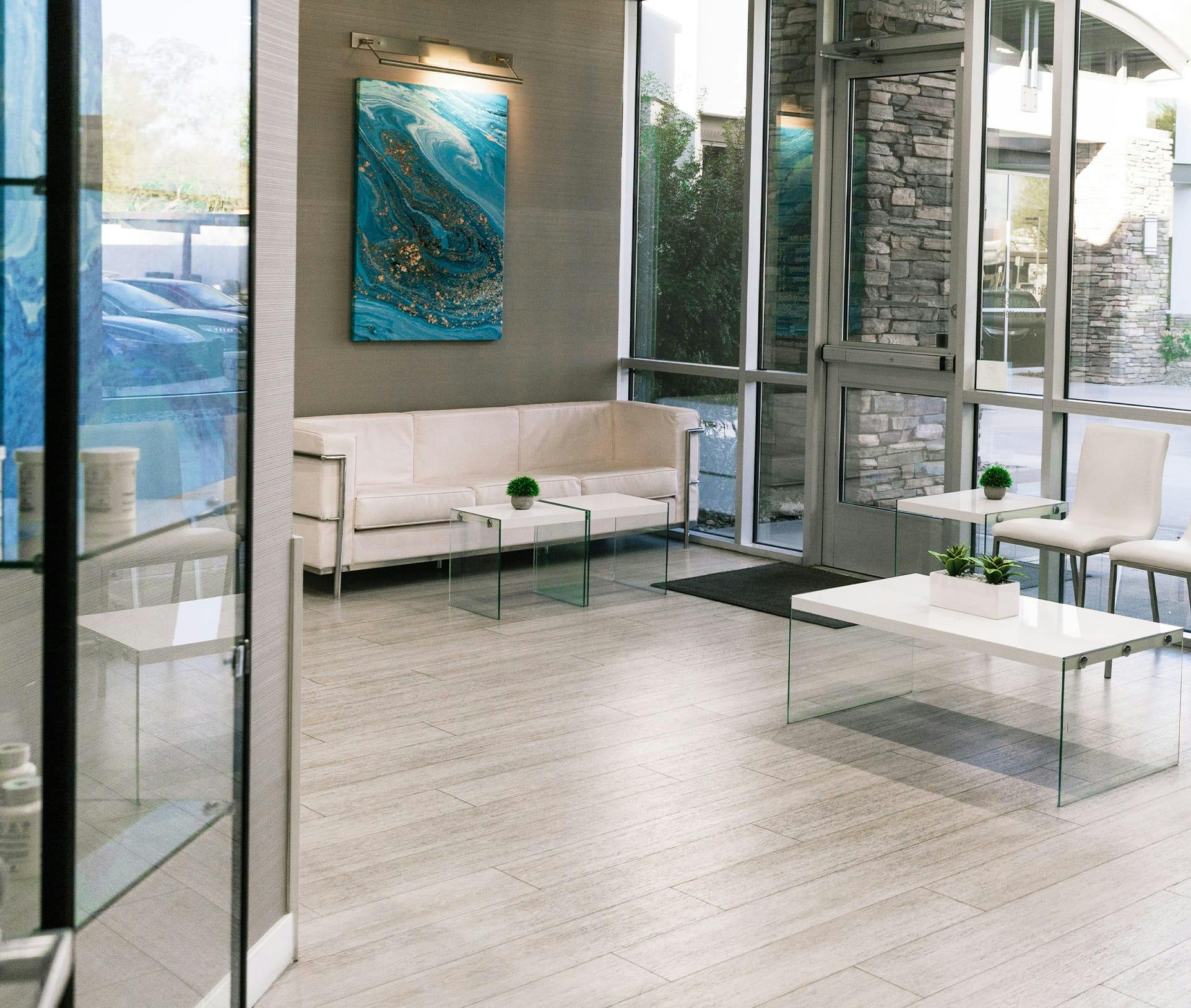 doctor office sitting room
