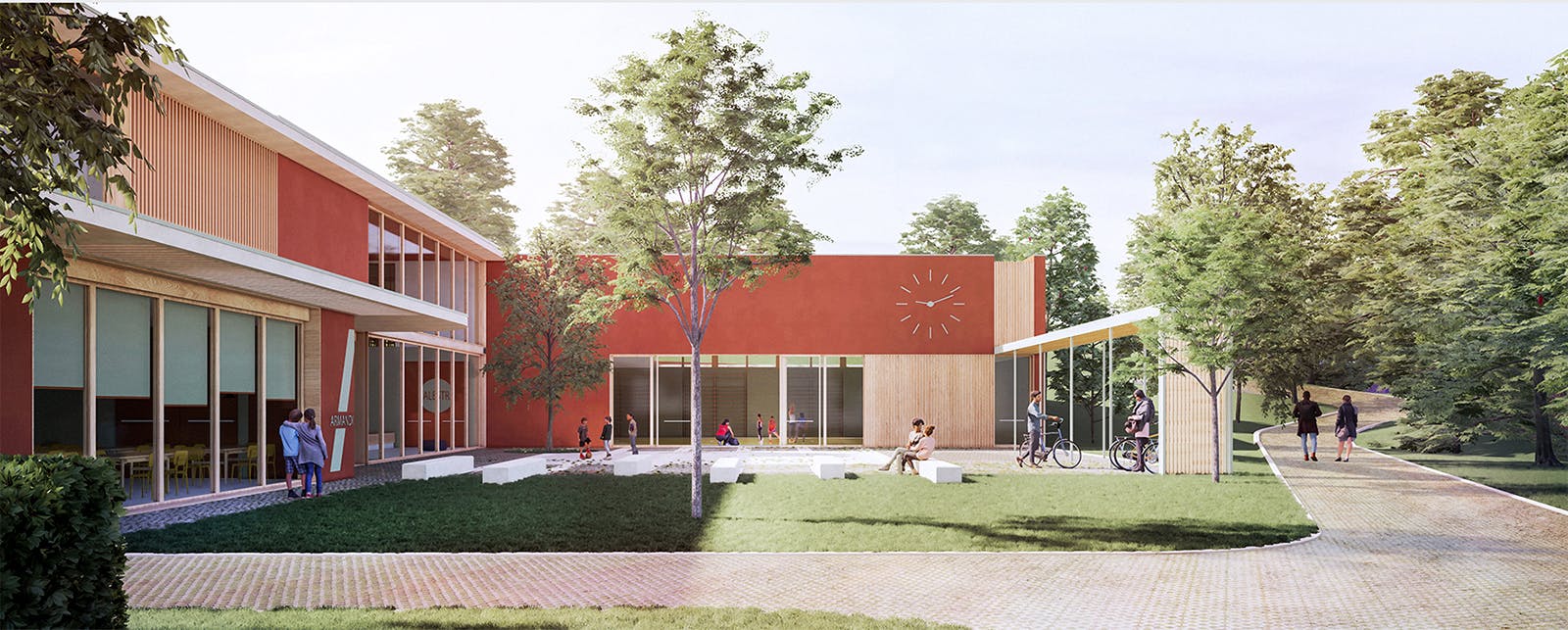 Scuola Avogli - ingresso lotto