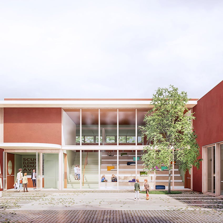 Scuola Avogli - vista principale Scuola Avogli - vista principale