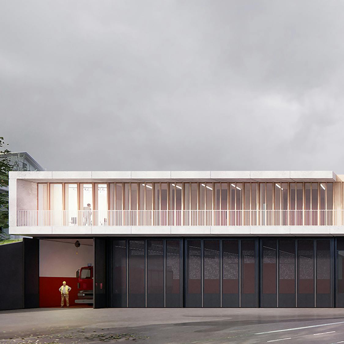 Caserma - Vista Sud Caserma - Vista Sud