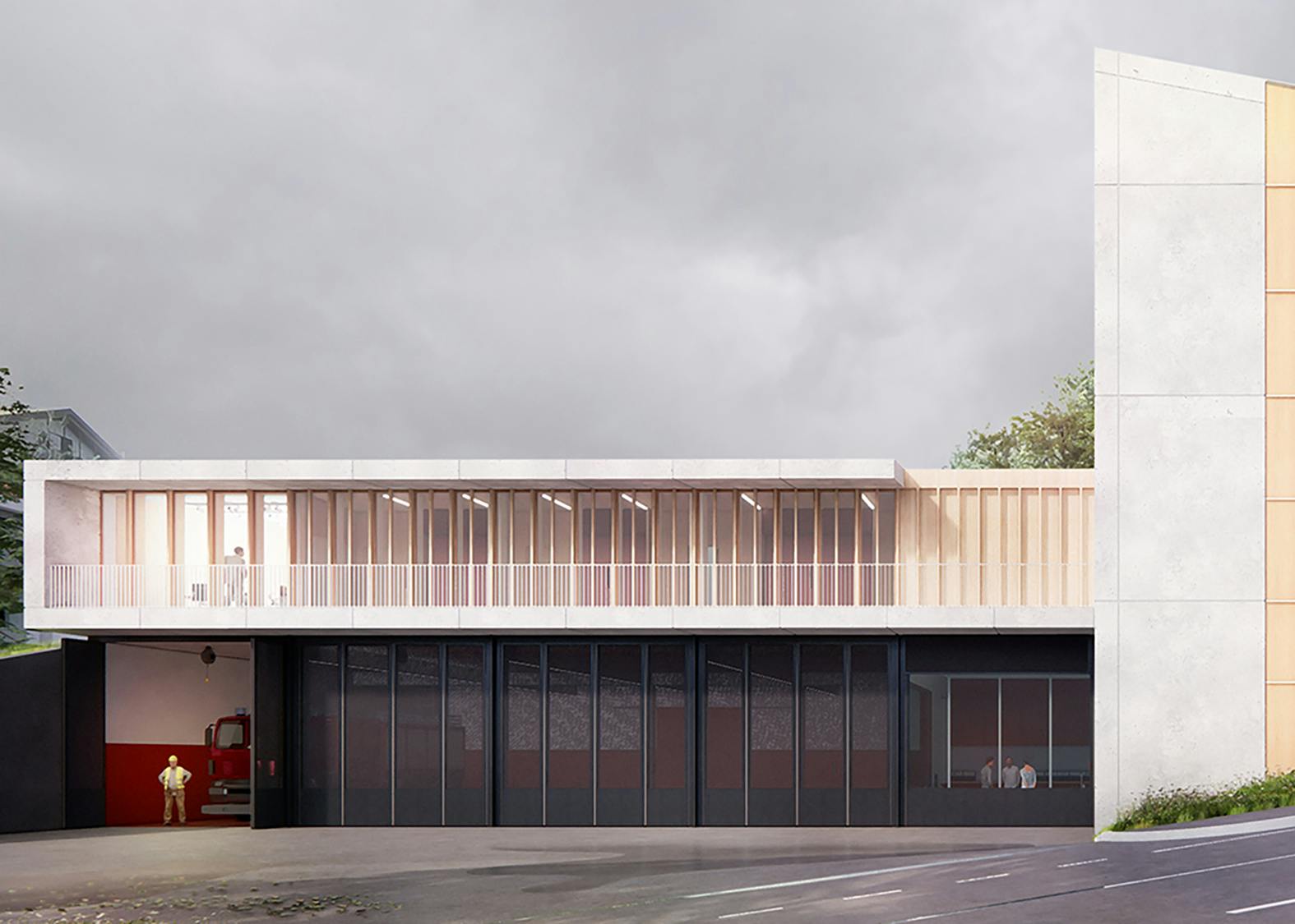 Caserma - Vista Sud Caserma - Vista Sud