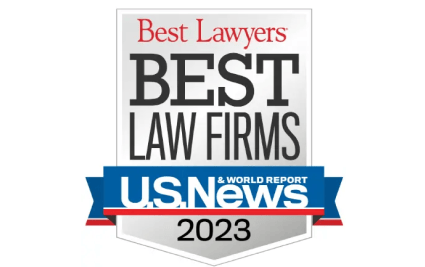U.S. News & World Report Best Lawyers, Best Law Firms 2023 logo