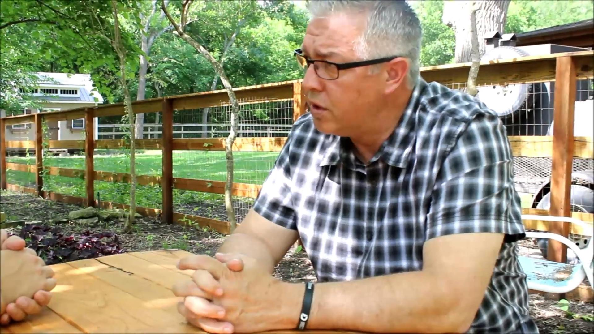 Man sitting at a table