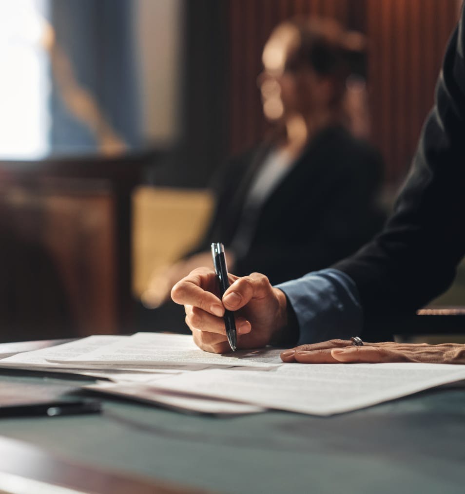 courtroom paperwork