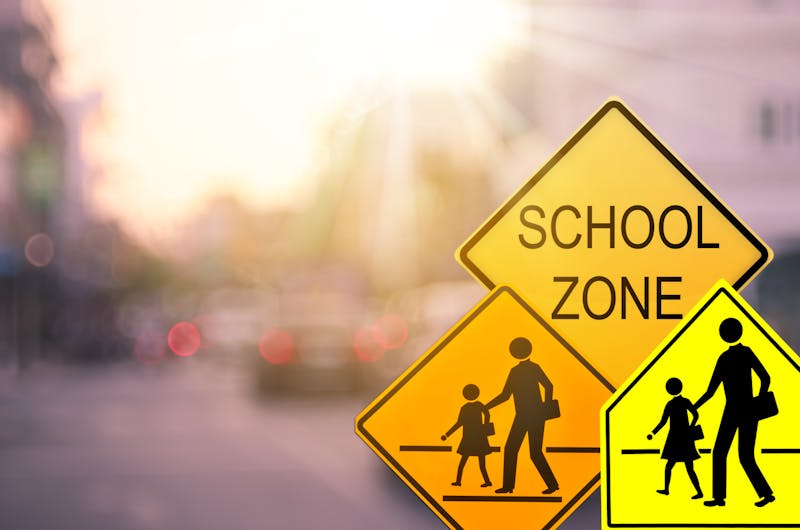 school zone signs