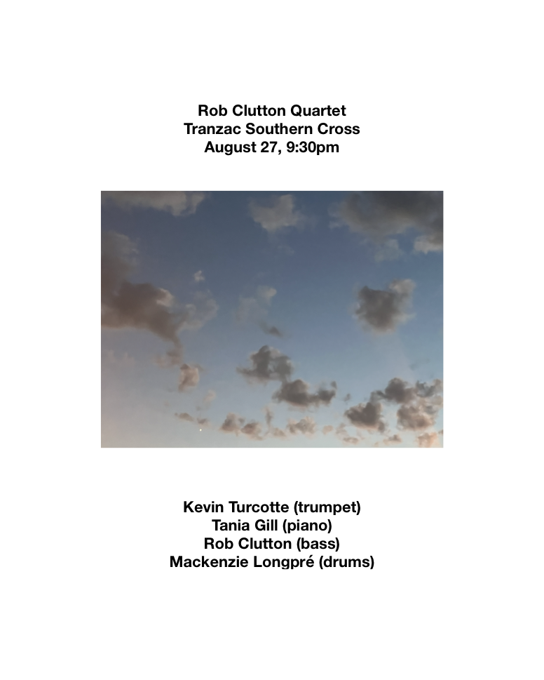 Karen Ng presents the Rob Clutton ‘Scrapples’ Quartet