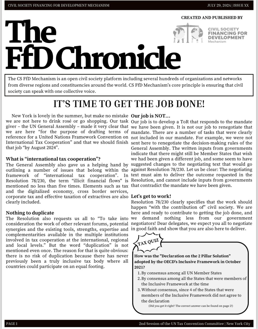 The Ffd Chronicle Issue 20 Csffd