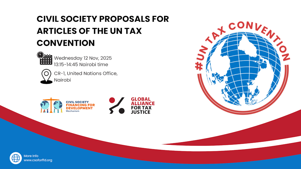 Civil society proposals for Articles of the UN Tax Convention