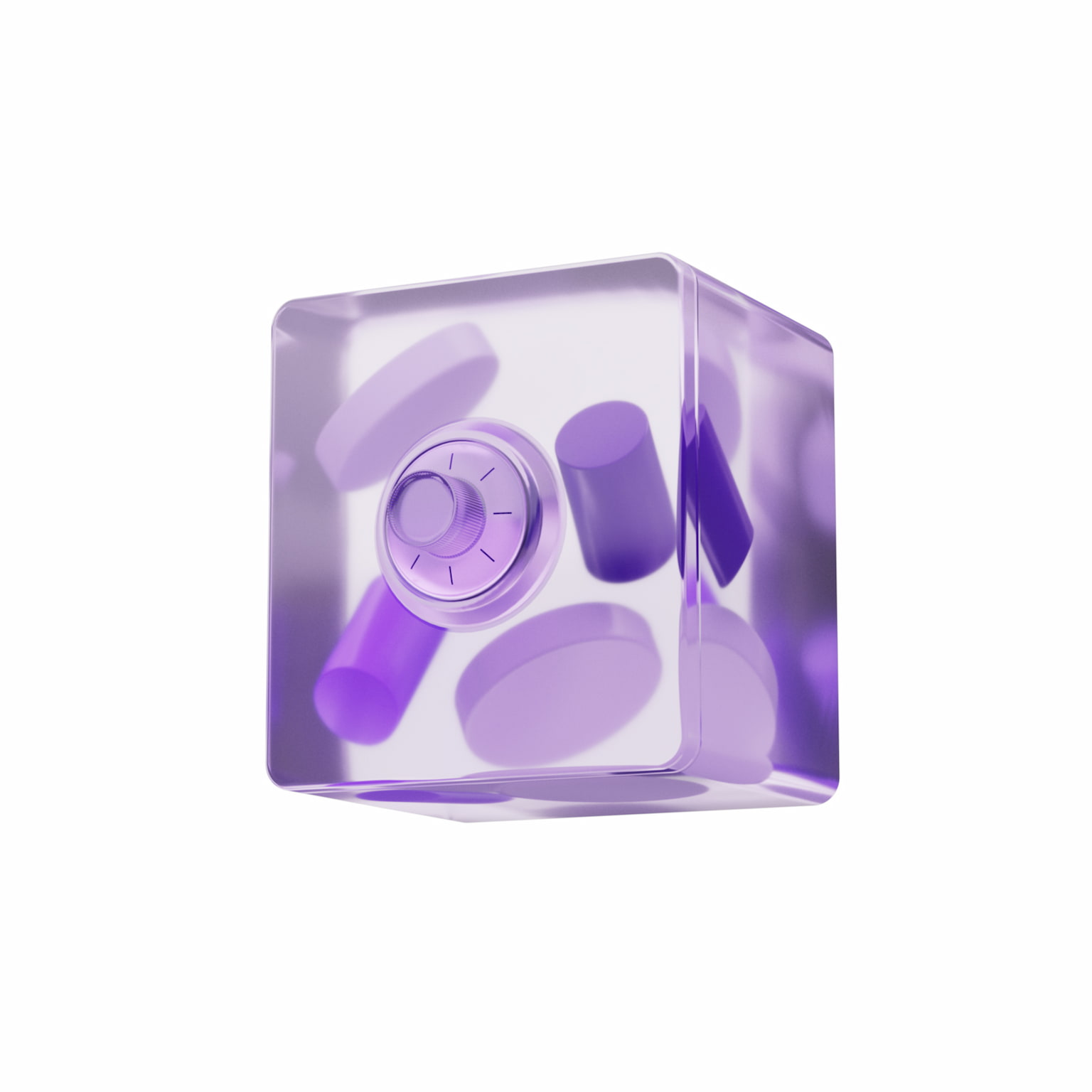 Ilustração de um cofre, simbolizando proteção e segurança.